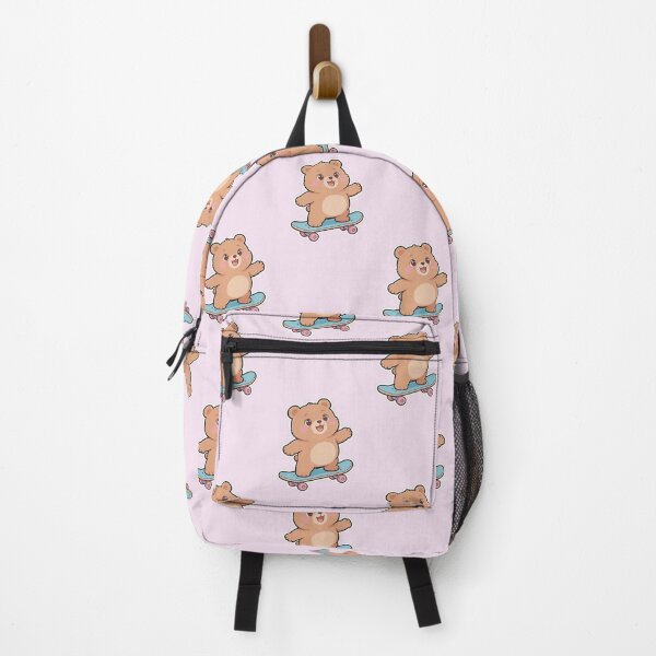 Item preview, Cute Bear Skateboardinh-Kawaii Teddy Skater Sticker designed and sold by carestazafeli.