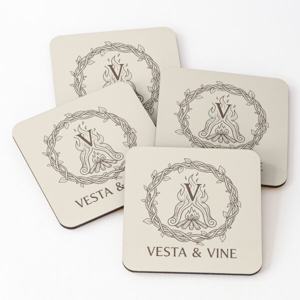 Item preview, Vesta & Vine Heritage Botanical Alchemical Hearth Logo designed and sold by Vesta + Vine.