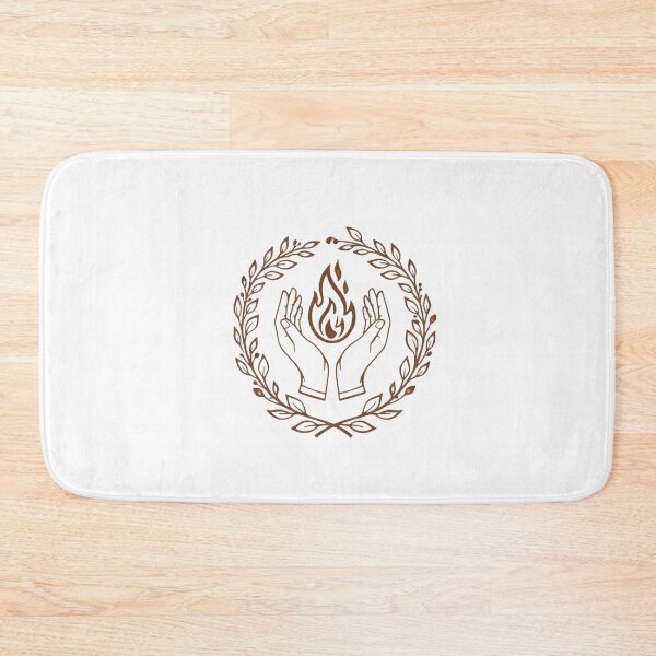 Item preview, Healing Hands and Sacred Flame Laurel Botanical Art designed and sold by Vesta + Vine.