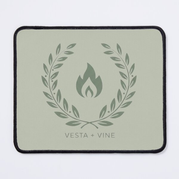 Item preview, Vesta & Vine Minimalist Laurel Wreath and Sacred Flame Logo designed and sold by Vesta + Vine.