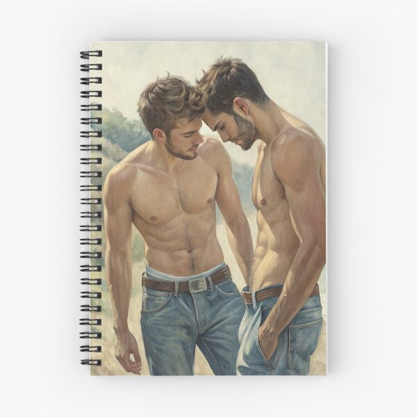Item preview, Intimate Male Connection on the Beach designed and sold by gayishdesign.