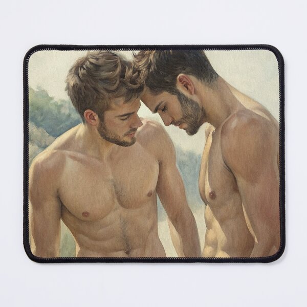 Item preview, Intimate Male Connection on the Beach designed and sold by gayishdesign.