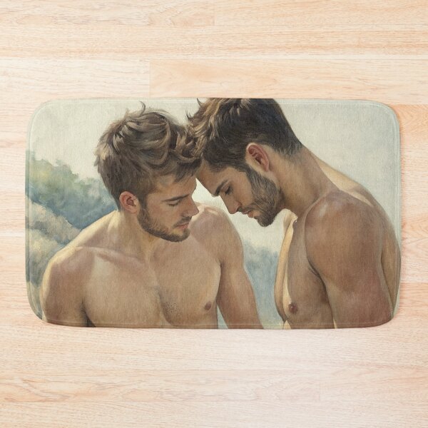 Item preview, Intimate Male Connection on the Beach designed and sold by gayishdesign.