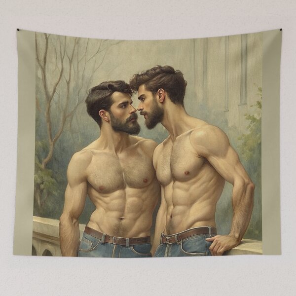Item preview, Baroque Intimacy: The Romantic Male Gaze designed and sold by gayishdesign.