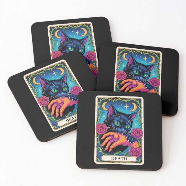 Item preview, The Death - Cat Tarot designed and sold by Hedoraxe.