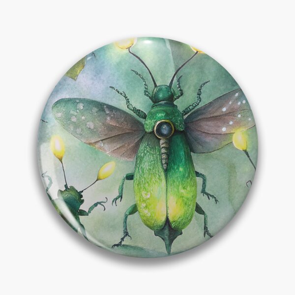 Item preview, Haunted Glow: Gothic Halloween Insects designed and sold by justrachna.