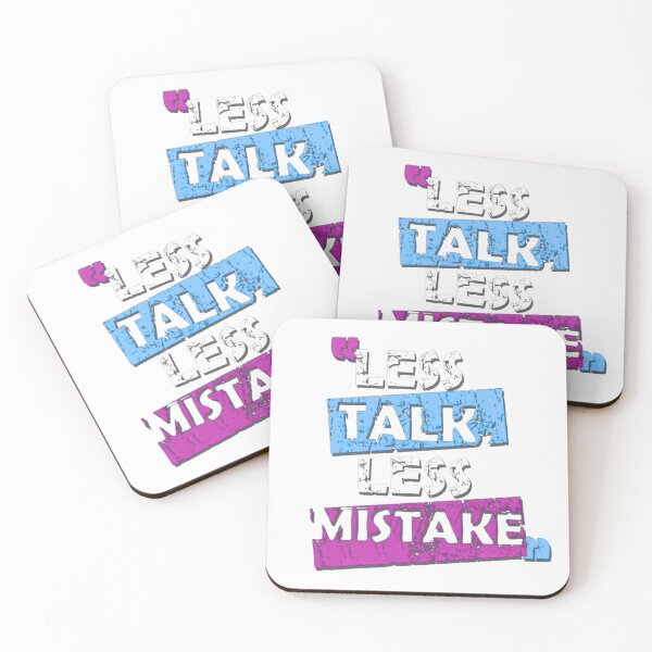 Item preview, Typography Design : Less Talk, Less Mistake designed and sold by Denskie.