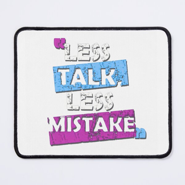 Item preview, Typography Design : Less Talk, Less Mistake designed and sold by Denskie.