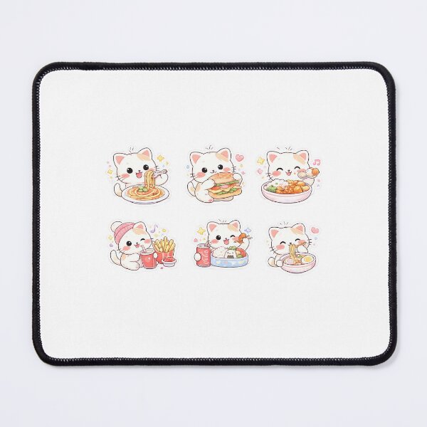 Item preview, Pack Stickers Hungry Cats designed and sold by CutelandSticker.