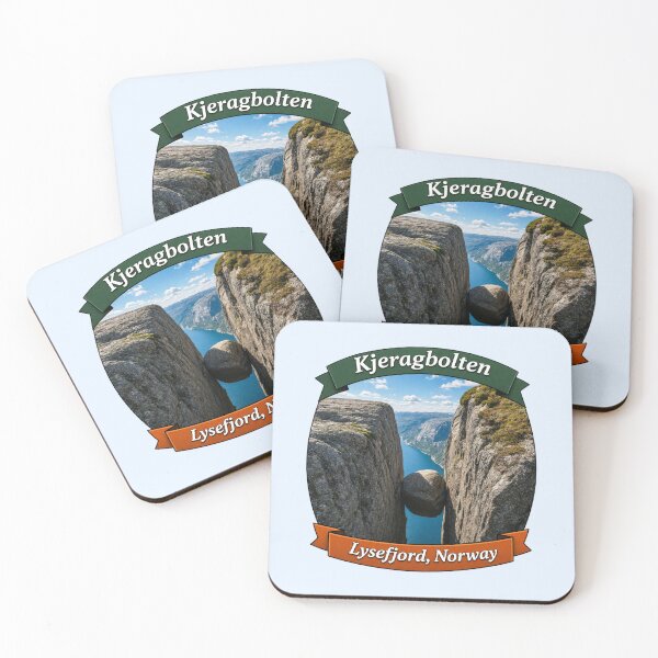 Item preview, Kjeragbolten Lysefjord, Norway, Boulder Cliff designed and sold by Myra365Art.