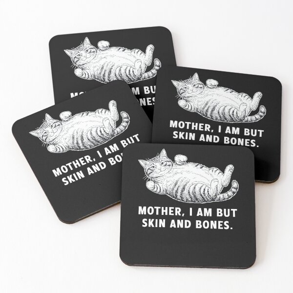 Item preview, Mother I Am But Skin and Bones Funny Cat Mom designed and sold by Hedoraxe.