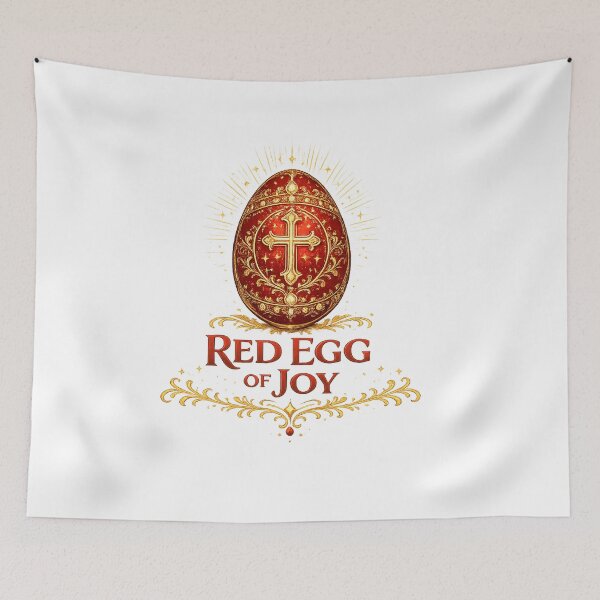 Item preview, Red Egg of Joy Orthodox Easter Design designed and sold by StyleLap.