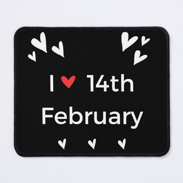 Item preview, Minimalist I Heart 14th February - Modern Valentine's Day Hearts designed and sold by Marie***2905.
