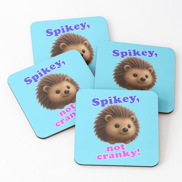 Item preview, Spikey Not Cranky Sweet Hedgehog (pun) designed and sold by Mauswohn.