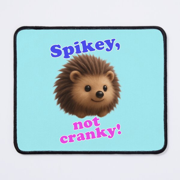 Item preview, Spikey Not Cranky Sweet Hedgehog (pun) designed and sold by Mauswohn.
