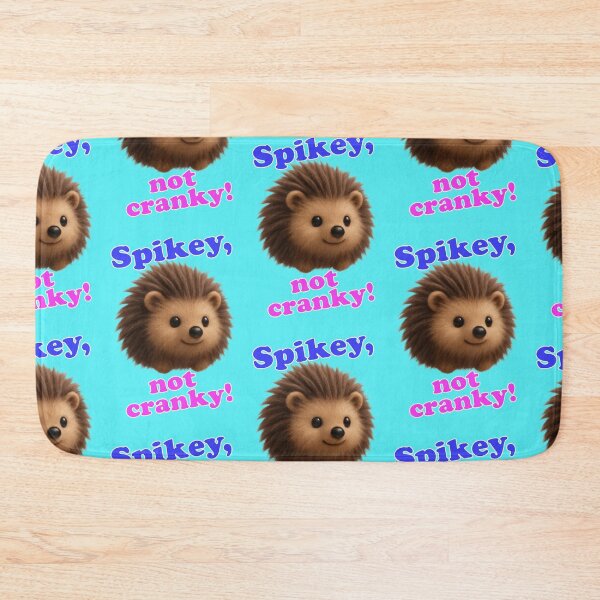 Item preview, Spikey Not Cranky Sweet Hedgehog (pun) designed and sold by Mauswohn.