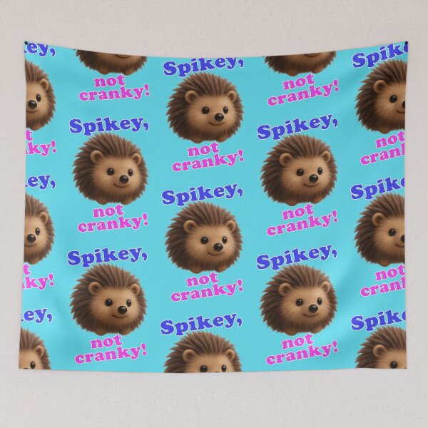Item preview, Spikey Not Cranky Sweet Hedgehog (pun) designed and sold by Mauswohn.