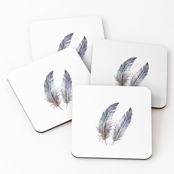 Item preview, Watercolor Feathers  designed and sold by Sweetvoilet.