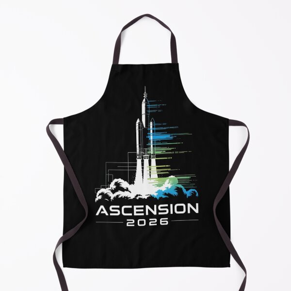 Item preview, Ascension 2026 — Rocket Launch Glitch Art Space Tee V1 designed and sold by DarylWelsh2024.