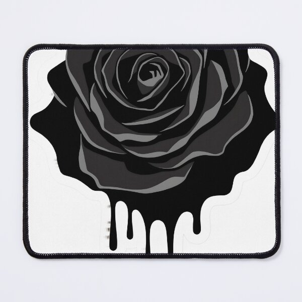 Item preview, Black Rose Drip Sticker designed and sold by SurajDesigns.