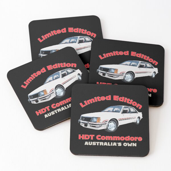 Item preview, White HDT Commodore Limited Edition Classic Australian Muscle Car Artwork designed and sold by Michael van der Hoorn.