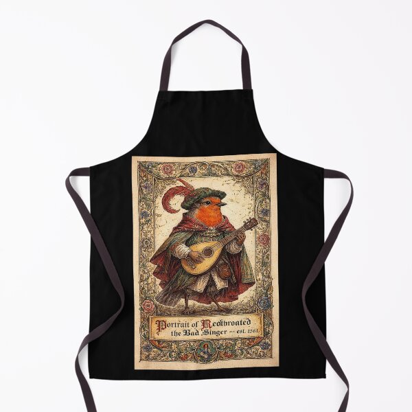 Item preview, Portrait of 'RedThroated the Bad Singer', the very bad singer designed and sold by NubesDesignCH.