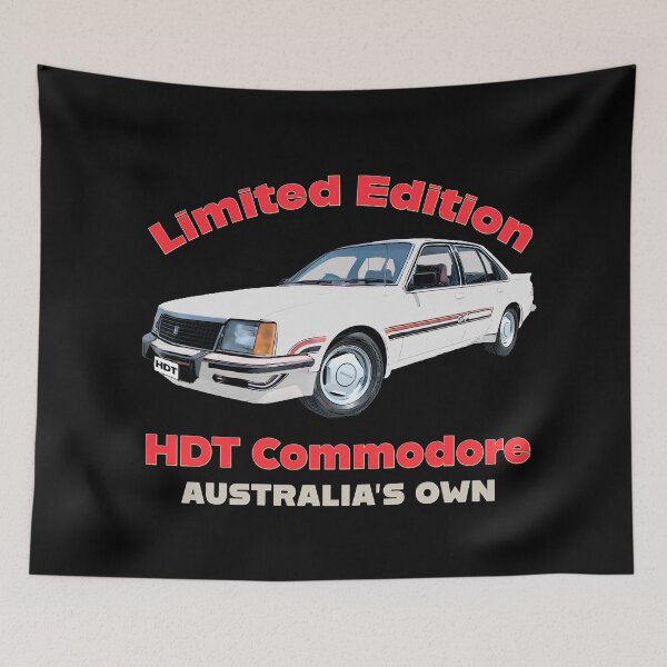 Item preview, White HDT Commodore Limited Edition Classic Australian Muscle Car Artwork designed and sold by Michael van der Hoorn.