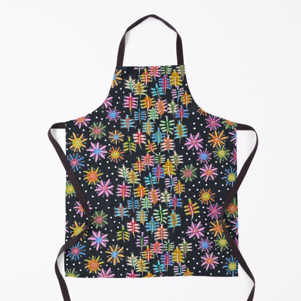 Item preview, Top End Bush and Flowers at Night on black designed and sold by Colour Angel by KV.