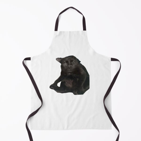 Item preview, black cat meme face kevin designed and sold by cloudzer0000.