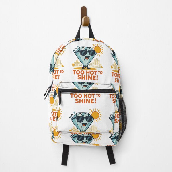 Item preview, Too Hot to Shine Funny Diamond | Summer Heat Humor Cool Sunglasses Gem designed and sold by Globalcitytees.