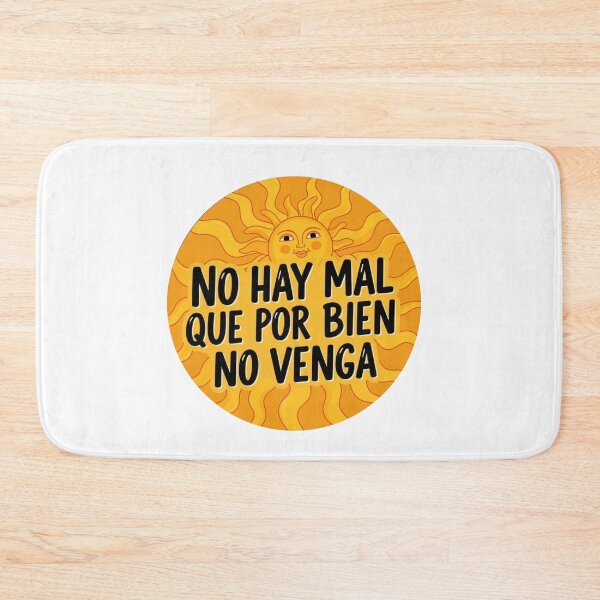Item preview, Minimalist Latin Sticker No Mal Que Por Bien No Venga designed and sold by Juanpv08.