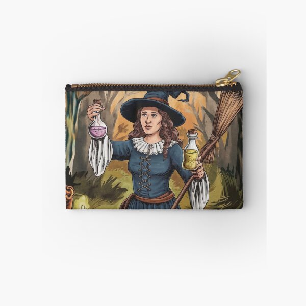 Item preview, Vintage Forest Witch – Brewing Magical Potions designed and sold by EchoWave11.