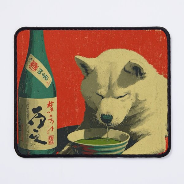 Item preview, vintage japanese poster red designed and sold by lilypadblue.