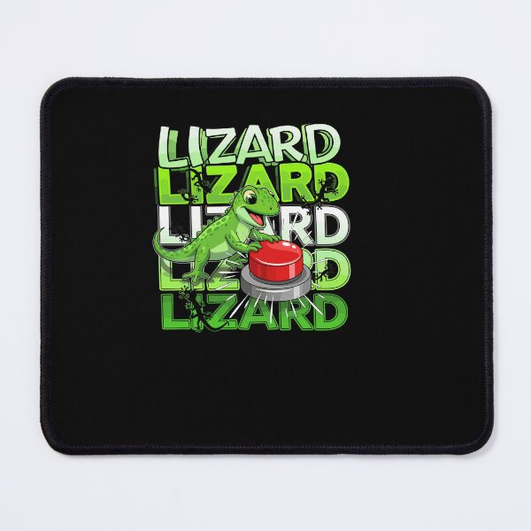 Item preview, Funny Lizard Button Meme Weirdcore Animal designed and sold by Dressed For  Duty.