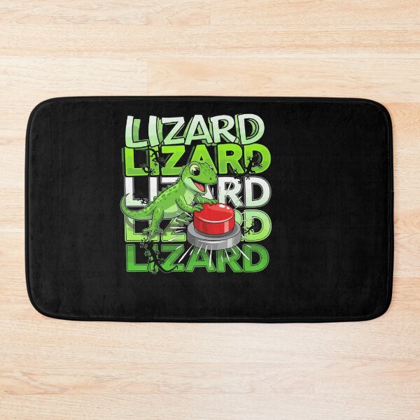 Item preview, Funny Lizard Button Meme Weirdcore Animal designed and sold by Dressed For  Duty.