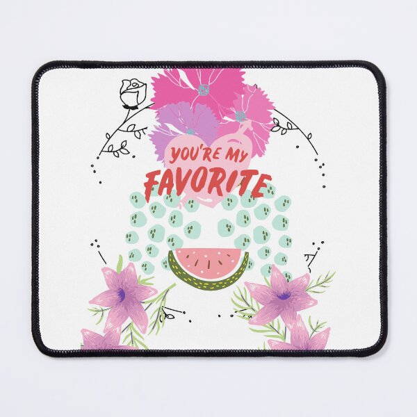 Item preview, You're My Favorite Floral & Watermelon Aesthetic designed and sold by KSCollections.