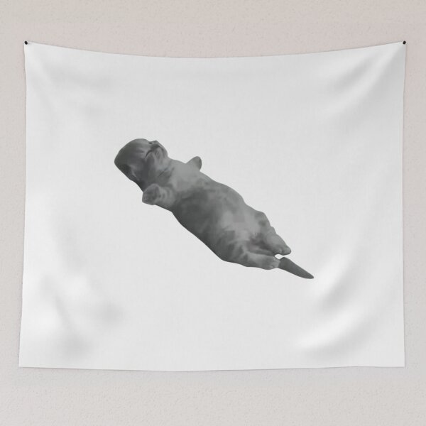 Item preview, funny sleeping kitten meme designed and sold by cloudzer0000.