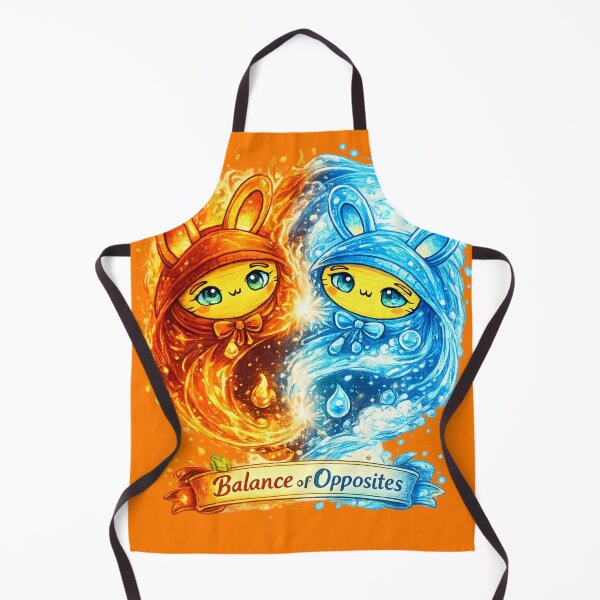 Item preview, Balance of Opposites – Fire and Water Yin Yang designed and sold by InnerwayStudio.