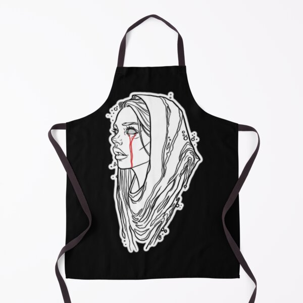 Item preview, Prophetic Maiden – Veiled Oracle Mystic Dark Aesthetic Art designed and sold by sososweett.