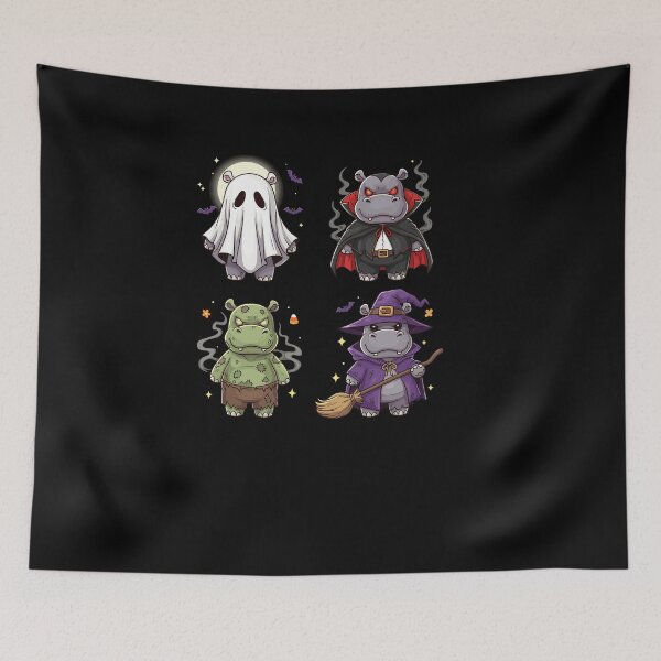 Item preview, Funny Hippo Ghost Witch Zombie Halloween Costume Boys Girls designed and sold by Dressed For  Duty.