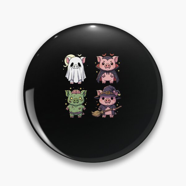 Item preview, Pig Spooky Witch Boo Zombie Cute Pig Halloween Boys & Girls designed and sold by Dressed For  Duty.