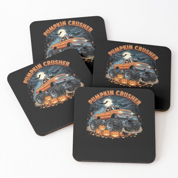 Item preview, Halloween Pumpkin Crusher Monster Truck Toddler Boys designed and sold by Dressed For  Duty.