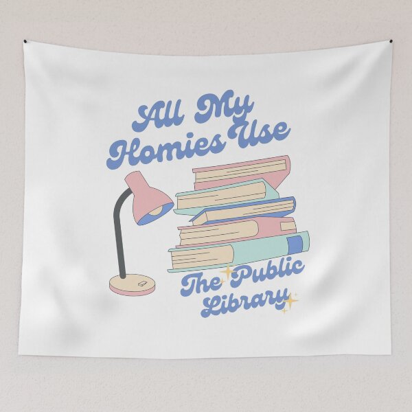 Item preview, All My Homies Use The Public Library designed and sold by Lone Frog.