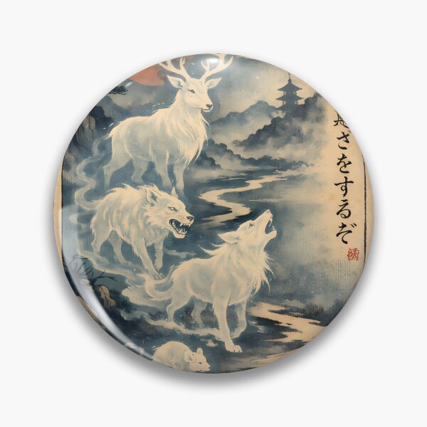 Item preview, Ukiyo-e Animal Spirits Midnight Mischief Art designed and sold by agearb.