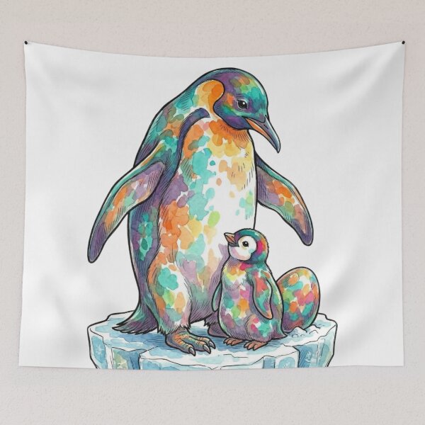 Item preview, Polar penguins designed and sold by PP&RAINBOW SHOP.