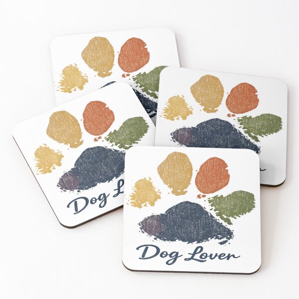 Item preview, Colorful Paw Print Dog Lover Cute Pet Design designed and sold by myforestfog.