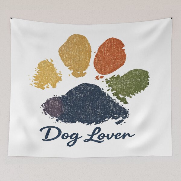 Item preview, Colorful Paw Print Dog Lover Cute Pet Design designed and sold by myforestfog.