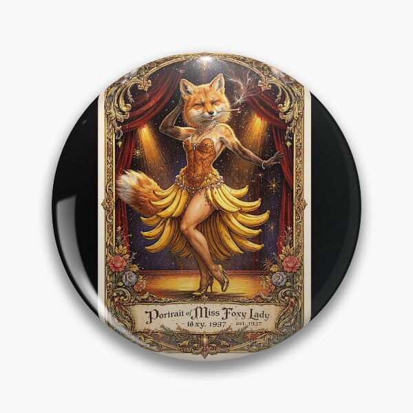 Item preview, Portrait of 'Miss Foxy Lady - est. 1937', the very good dancer designed and sold by NubesDesignCH.