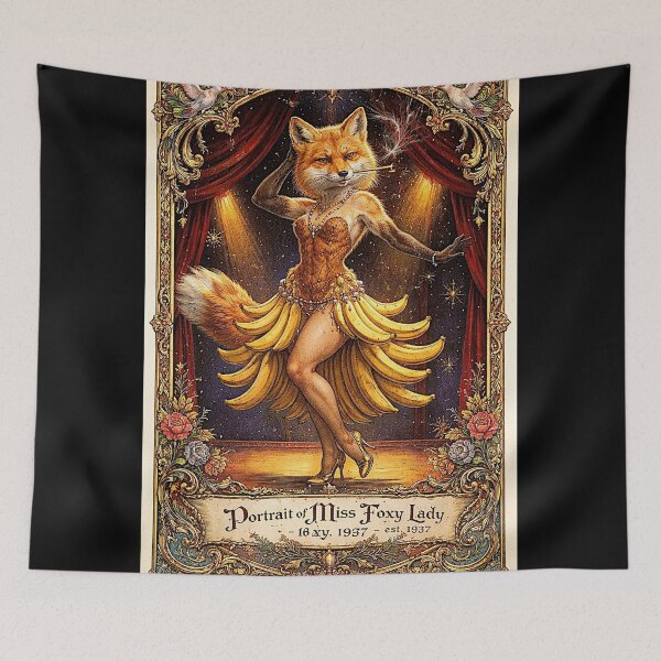 Item preview, Portrait of 'Miss Foxy Lady - est. 1937', the very good dancer designed and sold by NubesDesignCH.
