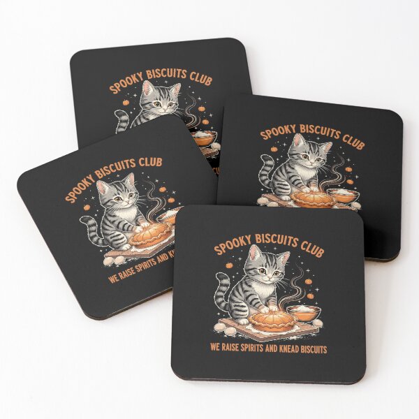 Item preview, Spooky Biscuits Club Cat Funny Halloween Baking designed and sold by Dressed For  Duty.
